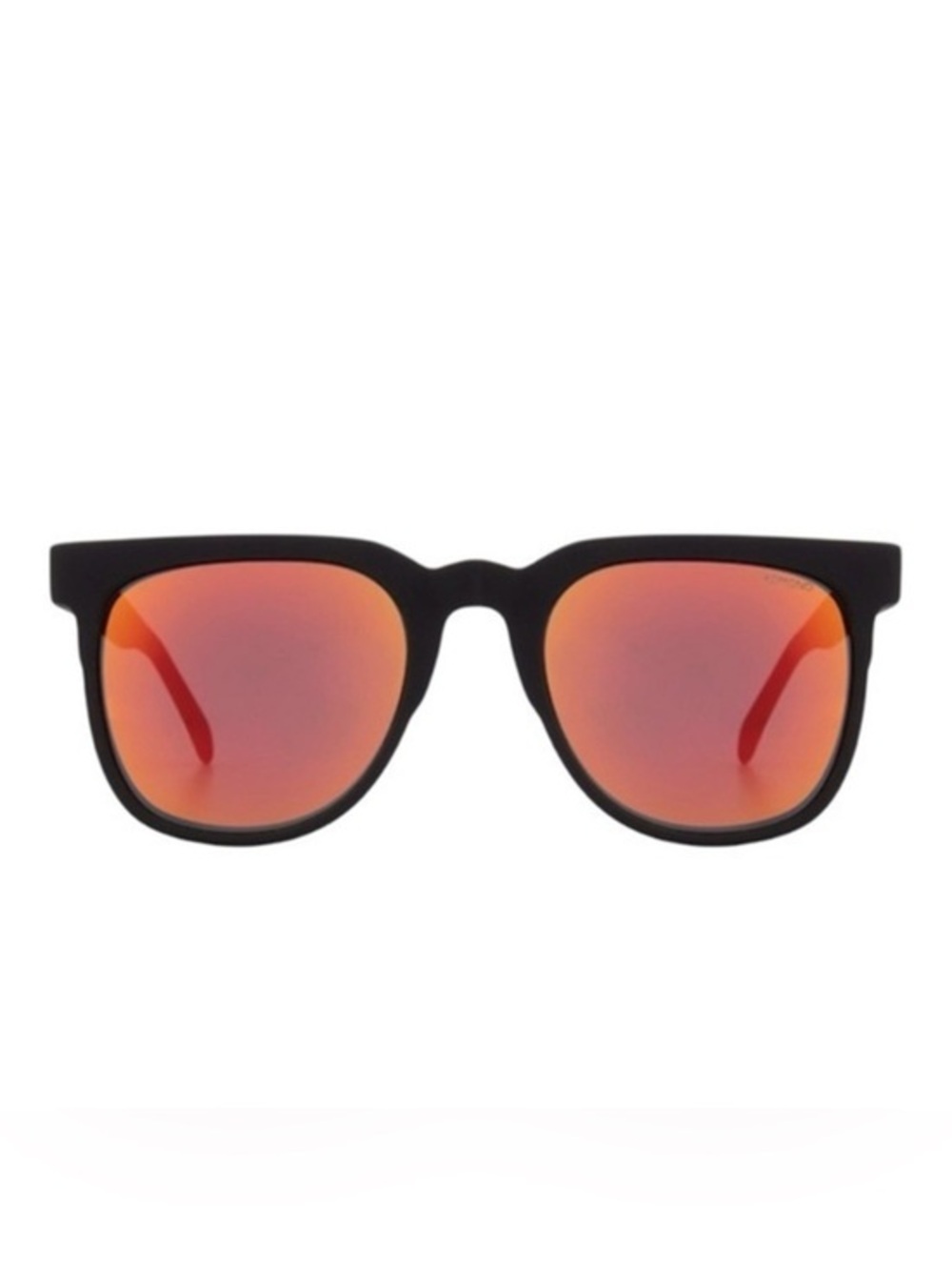 KOMONO Riviera Black Rubber Sunglasses NEW mirrored